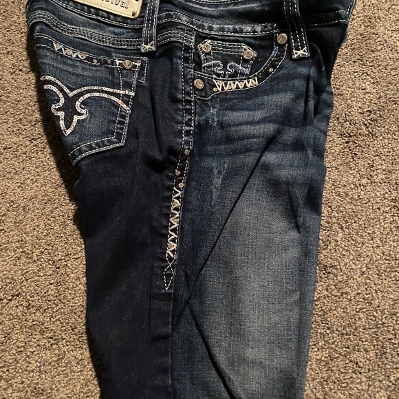 Rock Revival Erin easy skinny jeans sz 26 - Picture 5 of 13